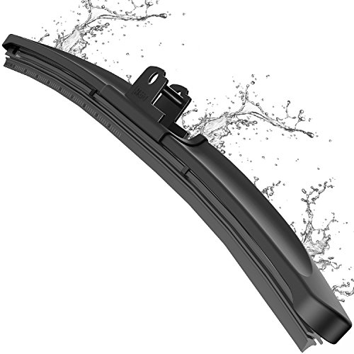 Wiper Blade, METO T6 26inch, 20inch,  24inche, 29inch Windshield Wiper : Water Repellency Polymer Materials Silence Blade, Up to 60% Longer Life, for All Season even Clean Ice & Snow in Winter(Pack of 1)