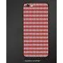 Printing Compatible with Apple iPhone 6/iPhone 6S,4.7&quot,Anti-Scratch Back,Modern,Vintage Style Checkered Pattern Christmas Design Kitchenware Picnic Cafe Cloth Image Art Decorative,Red White