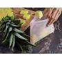 Reusable Sandwich Bags 100% Pure Silicone Lunch Bag Containers Sandwich Snack and 1/2 Gallon Storage Bags Size No Plastic Sliders Sous Vide Freezer Microwave Dishwasher Safe Leakproof Stand Up