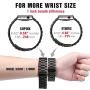 Supoix 42mm/44mm XL Large Bands Compatible with Apple Watch Series 5 4 44mm/Series 3 2 1 42mm,Stainless Steel Metal Link Replacement Wristbands Strap for Men-Space Black