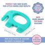 Baby Teething Toys - BPA Free Silicone - Easy to Hold, Soft and Highly Effective Cute Elephant Teether - Best Unique Baby Shower Gifts - Teethers Toy for Freezer
