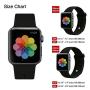 UPOLS Compatible with Apple Watch Band 38mm 42mm 40mm 44mm Sport Band, Silicone Sport Strap Replacement Bands Compatible for iWatch Series 5/4/3/2/1 S/M M/L