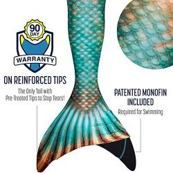 Fin Fun Mermaid Tails for Swimming with Monofin - Kids and Adult Sizes - Limited Edition