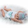 20 Inch 50cm Realistic Baby Reborn Boy Doll (Washable)Anatomically Correct Full Body Vinyl Silicone Poseable LifeLike Baby Doll True Looking Lifelike That Real Toy Free Magnet Pacifier Xmas Gift