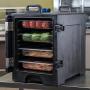 Carlisle PC300N03 Cateraide End-Loading Insulated Food Pan Carrier, 5 Pan Capacity, Black