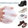 Ball of Foot Cushion for Women and Men, Metatarsal Pad - 4 Pairs (8 Pcs) Breathable and Soft Gel Forefoot Cushion Pads - Cushioning Foot Pads for Standing Blisters Pain Relief (4 PRS Classic)