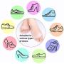 GiWuh Metatarsal Pads 3 Pairs Foot Cushions for Women and Men Ball of Foot Cushions Inserts Metatarsal Pads Reusable Gel Foot Cushion Cushions for Runners, Pain High Heels, Dancers, Sports