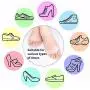 GiWuh Metatarsal Pads 3 Pairs Foot Cushions for Women and Men Ball of Foot Cushions Inserts Metatarsal Pads Reusable Gel Foot Cushion Cushions for Runners, Pain High Heels, Dancers, Sports
