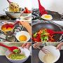 Pancake Spatula Silicone Nonstick 10Pcs Cooking Kit Cooking Baking Kitchenware Utensil Set (Color : Light Yellow)