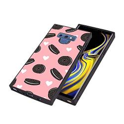 Samsung Galaxy Note 9 Case,Flexible Soft TPU Cover Shell,Slim Silicone Black Rubber Non-Slip Durable Design Protective Phone Case for Samsung Galaxy Note 9 -Biscuits