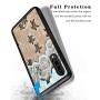 Samsung Galaxy A50 Case, Baby Turtle Shock-Absorption TPU Rubber Bumper Samsung Galaxy A50 Case, Ultra Thin Slim Protective Cover for Samsung Galaxy A50-Black