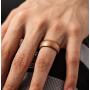 ThunderFit Silicone Rings, 7 Rings / 1 Ring Wedding Bands for Men - 8.7 mm Wide - 2.5mm Thick