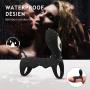 Soft Vǐbe Ring for Couples Tǐme Wand Powerful 10 Speeds Male Cǒckríng Longer Lasting Shake Rooster,Silicone Happy Toys Shock USB Charged