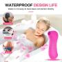 LQTY Female Toys Purple Portable Sùcking and Thrusting Toys Skin Friendly Silicone Víbratór Gpót