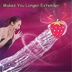 Penìs Case Cover Extension Reusable Condom Extender Crystal Penìs Wave Sleeve C0ck DìCk Sheath Enlarger Mens Spike Sleeve Silicone Delay Ejaculation Toy + Gift