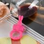 LEADO Adult Mini Penis Rings Silicone Rabbit Vibrator Cock Ring Sex Toys for Men/Women-Pink