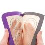 2 Pcs Silicone Cooking Mat Set - Washable Reusable Kitchenware Non-Stick Non-Slip Baking Dough Tools Tray Liner Purple + Red