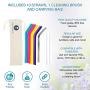 Reusable Silicone Drinking Straws - 12 Pieces Drinking Straws & Stainless Steel Straws Bundle - 30oz and 20oz tumblers compatible Extra Long for Yeti/Rtic/Ozark by PINE KITCHEN CO