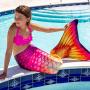 Fin Fun Mermaid Tails for Swimming with Monofin - Kids and Adult Sizes - Limited Edition
