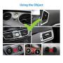 Beam Electronics Universal Smartphone Car Air Vent Mount Holder Cradle Compatible With iPhone XS XS Max XR X 8 8+ 7 7+ SE 6s 6+ 6 5s 4 Samsung Galaxy S10 S9 S8 S7 S6 S5 S4 LG Nexus Nokia and More
