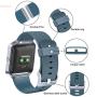 Vancle Replacement Bands Compatible with Fitbit Blaze, Not Included Fitbit Blaze and Frame