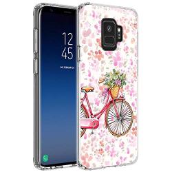 Samsung Galaxy S9 Case,Flexible Soft TPU Cover Shell,Slim Silicone Black Rubber Non-Slip Durable Design Protective Phone Case for Samsung Galaxy S9 -Bicycle