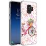 Samsung Galaxy S9 Case,Flexible Soft TPU Cover Shell,Slim Silicone Black Rubber Non-Slip Durable Design Protective Phone Case for Samsung Galaxy S9 -Bicycle