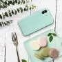 SURPHY Silicone Case for iPhone Xs iPhone X Case, Slim Liquid Silicone Soft Rubber Protective Phone Case Cover (with Soft Microfiber Lining) Compatible with iPhone X iPhone Xs 5.8", Mint Green