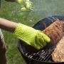 Oven Mitts/BBQ Gloves 10.6 inch Best Indoor & Outdoor Cooking Heat Resistant Silicone Gloves