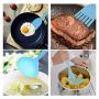 Silicone kitchenware 5-piece Blue Non-stick Cooking Utensil Set Premium Food Grade Silicone Kitchen Utensils Help Preserve Your Precious Cooking Pots And Pans Very suitable as a gift for friends and f