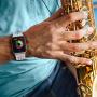 AdMaster Bands Compatible with Apple Watch 38mm 40mm 42mm 44mm,Soft Silicone Replacement Wristband Compatible with iWatch Series 1/2/3/4