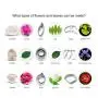 ART KITCHENWARE Sugar Flower Tools Decorating Cake Mold 12 Silicone Leaf Petal Veiner 6 Stainless Steel Fondant Cutters Veining Board Flower Foam Pad Cake Brush Frilling Sticks Modelling Tools