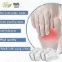 Metatarsal Pads Ball of Foot Cushions, Metatarsal Cushion Mortons Neuroma, Toe Separators Foot Pad, Breathable Silicone Heel Cushion & Cups, Silicone Heel Protectors