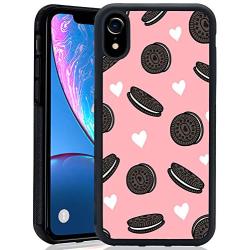 iPhone Xr Case,Flexible Soft TPU Cover Shell,Slim Silicone Black Rubber Non-Slip Durable Design Protective Phone Case for iPhone Xr -Biscuits