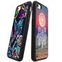 iPhone 7 8 Case,Flexible Soft TPU Cover Shell,Slim Silicone Black Rubber Non-Slip Durable Design Protective Phone Case for iPhone 7 8 -Butterfly