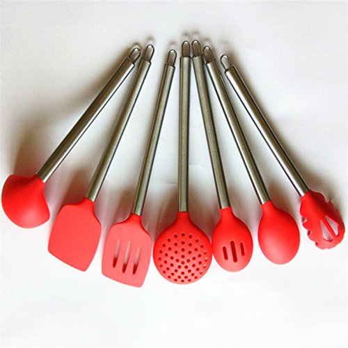Dana Carrie Silicone kitchenware the leakage of silicone kitchen utensils, Red
