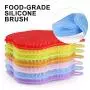Silicone Sponge-7 Silicone Sponges for Dishes Washing Kitchen Multi-Function Heat Resistant Washing Fruits Brush Silicone Sponge Scrubber