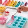 ROSANNA PANSINO by Wilton Silicone Gem Shapes Candy Mold, 12-Cavity
