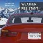 Rightcar Solutions Flawless Silicone License Plate Frame - Rust-Proof. Rattle-Proof. Weather-Proof. - Red