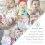 Goobie Baby Audrey Silicone Teething Necklace for Mom to Wear, 100% Safe Silicone (Teething Necklace, Marble)