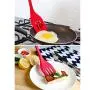Kitchenware Utensils Set 5 Piece Silicone Heat Resistant Non-Stick Cooking Professional Spoon shovel Tools Red