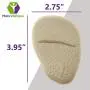Mars Wellness Gel Metatarsal Pad 6 Pairs - Gel Ball of Foot Cushion - Forefoot High Heel Insole for Foot Pain Relief - for Men and Women Shoes