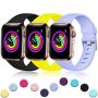 Haveda Sport Bands Compatible for Apple 4 Watch 40mm 44mm Series 4 Series 5, iWatch Bands 38mm 42mm Womens, Waterproof Wrist Band for iWatch, Apple Watch Series 3, Series 2/1 Man Small Large