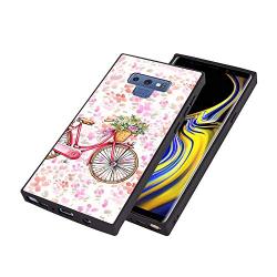 Samsung Galaxy Note 9 Case,Flexible Soft TPU Cover Shell,Slim Silicone Black Rubber Non-Slip Durable Design Protective Phone Case for Samsung Galaxy Note 9 -Bicycle