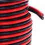 GS Power 12 AWG (American Wire Gauge) 100 Feet Flexible Stranded Oxygen Free Copper Red/Black 2 Conductor Bonded Zip Cord for Car Audio Amplifier 12V Automotive Dash Harness LED Light Wiring