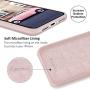 SURPHY Silicone Case Compatible with iPhone 11 Case 6.1 inch, Liquid Silicone Full Body Thickening Design Phone Case (with Microfiber Lining) for iPhone 11 6.1 2019, Pink