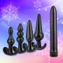 5PCS Multi-Type Vibrantor Amal Butte Plug Amus Massage Adult Six Toys Kit Dido for Women Men