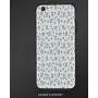 Printing Compatible with Apple iPhone 6/iPhone 6S,4.7",Anti-Scratch Back,Floral,Vintage Rose Flowers Bouquets Spring Season Theme Dots Green Leaves,Violet Blue Green White