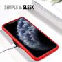 TiMOVO Compatible with iPhone 11 Pro Case, Liquid Silicone Gel Shockproof Soft Microfiber Lining Slim Cover for Apple iPhone 11Pro 5.8 inch 2019 - Red