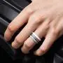 ThunderFit Womens Thin Swivel Rings, 10 Rings / 8 Rings / 4 Rings / 1 Ring - Stackable Silicone Wedding Rings - 2.5mm Wide - 2mm Thick